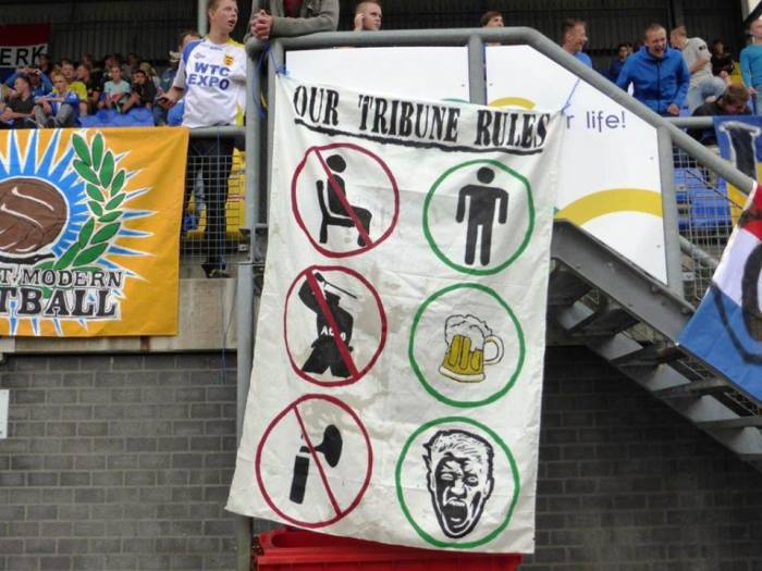 Cambuur Leeuwarden (Holland) shows how they feel football matches should be experienced.