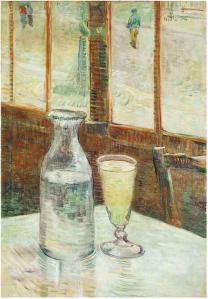 Van Gogh's painting A Still Life with Absinthe.