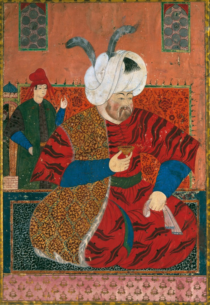 A portrait of Selim the Drunkard, the sultan who rather dealed with orgies than politics.