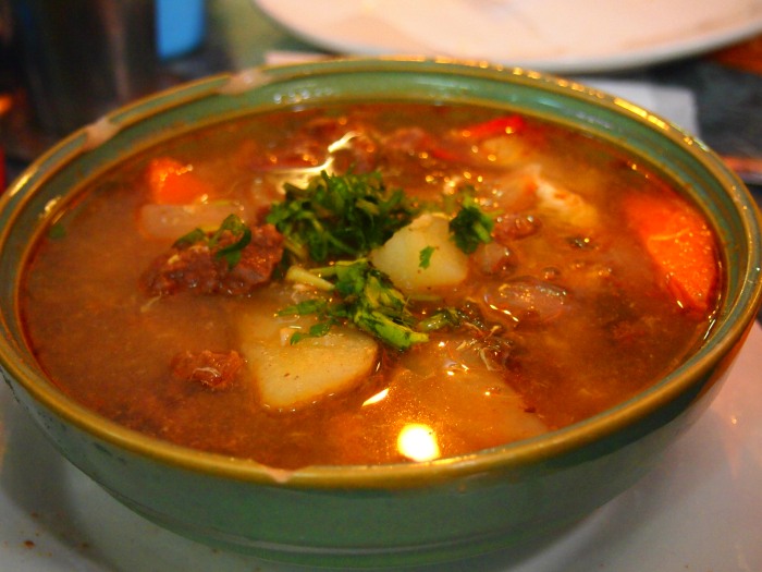 Ajiaco, a typical dish from Chile that cures hangovers.
